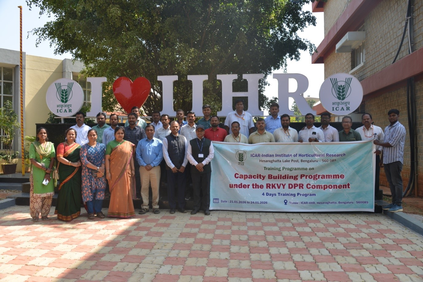 Capacity building Program on “Advances in Horticultural Technologies” organized by ICAR-IIHR for Agricultural Officers of Karnataka on 21-24 January 2026