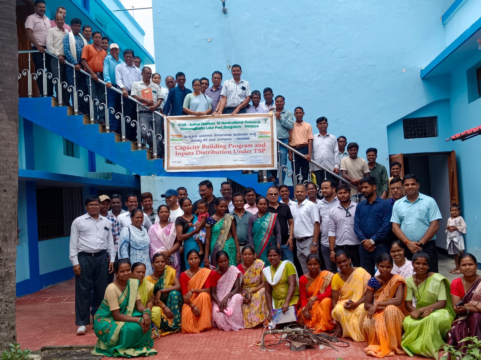 Capacity Building and Input Distribution Programmes conducted at KVK, Surguja, Chhattisgarh on 21stJuly 2024 as part of Tribal Sub Plan